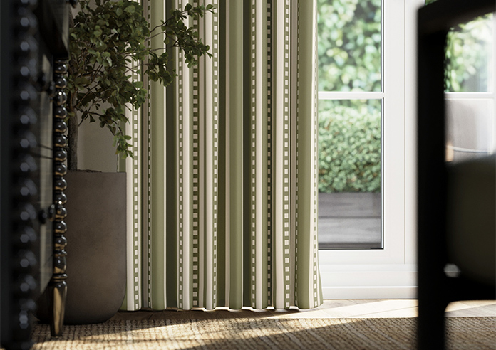 The British Stripe Co. Edgar, Derwent No.1 - Made to Measure Curtains - Image 5